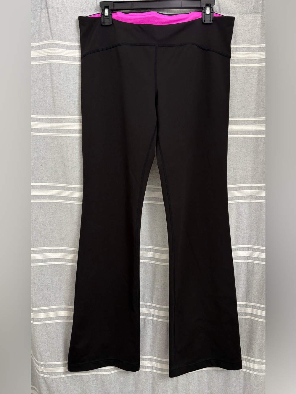 Lilly Pulitzer Black Luxletic Weekend Flare Leg Pants Size XL